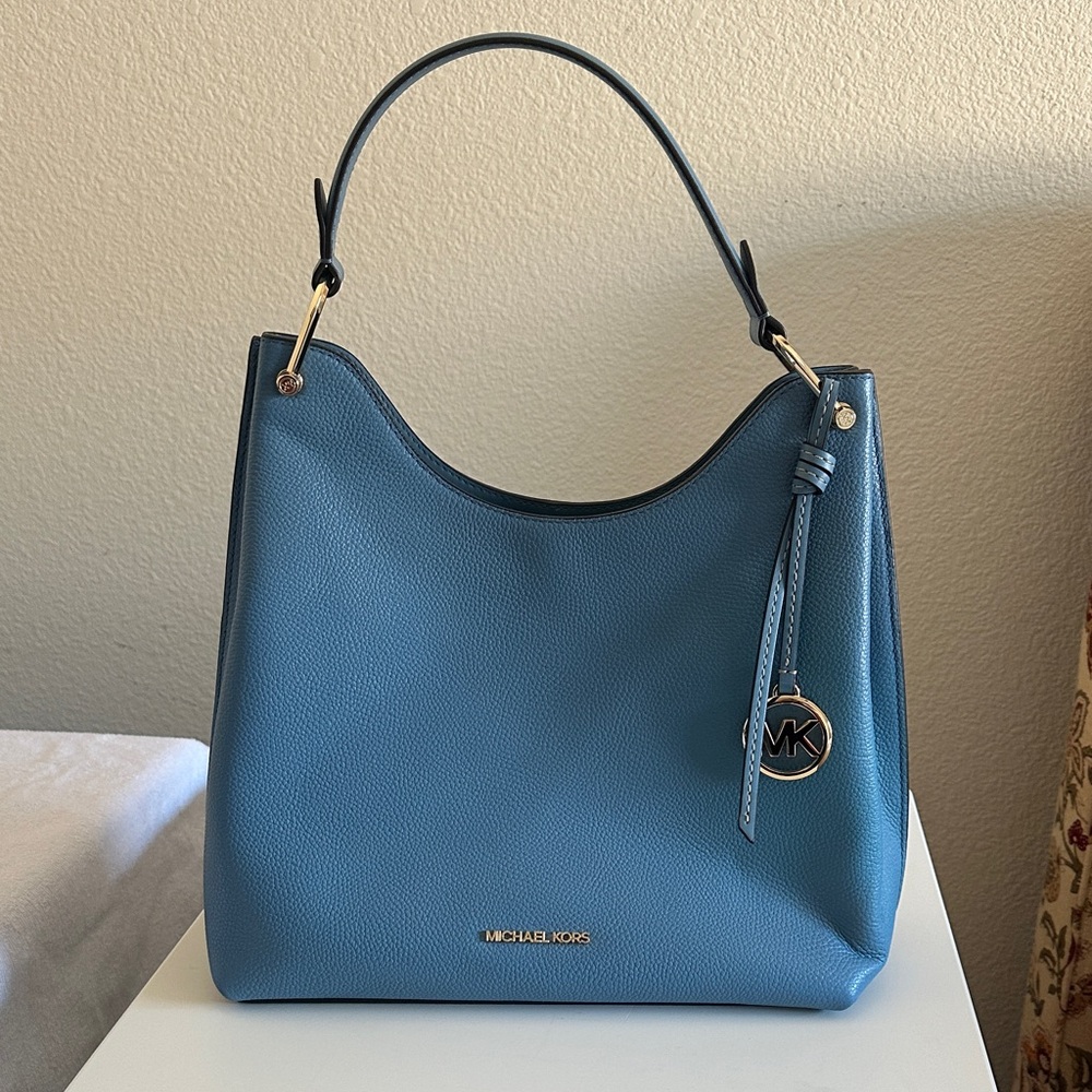 Michael Kors Teal Hobo Bag